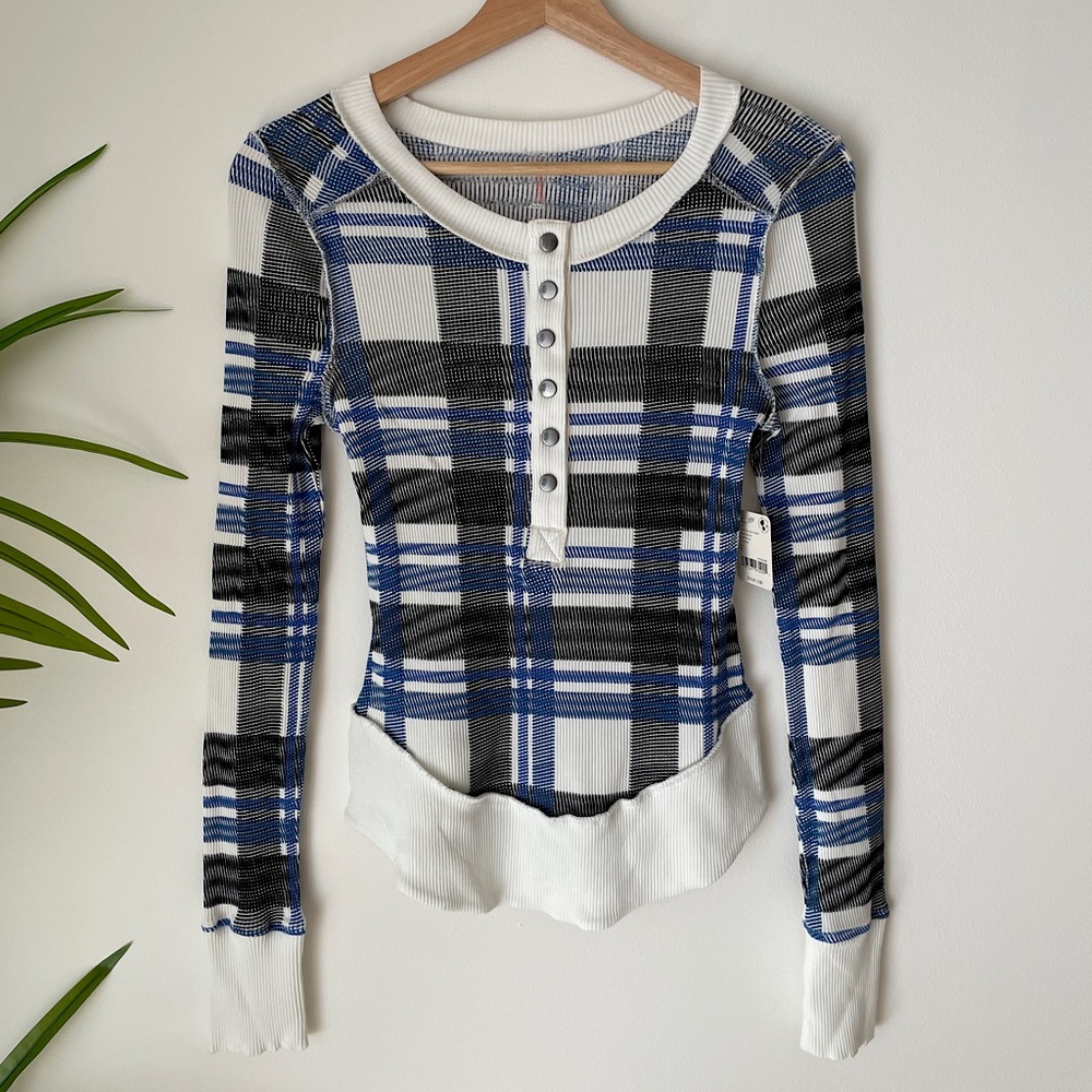 NEW Free People Movement Rally Printed Layer Long Sleeve - Picture 7 of 13